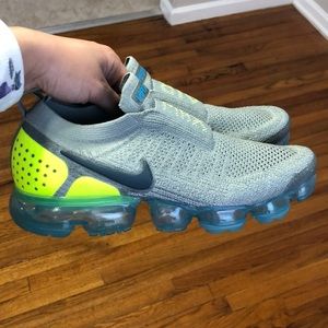 Grey and blue/electric Vapormax